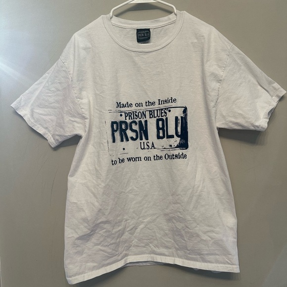 Prison Blues “Made on the Inside” Graphic Tee Large - Picture 1 of 5